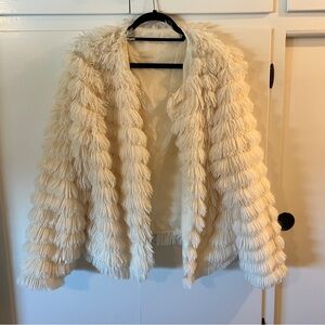 Faux Fur Shaggy Coat